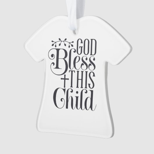 Persoonlijke kerstversiering voor kinderen en Baby Ornament (voorkant)