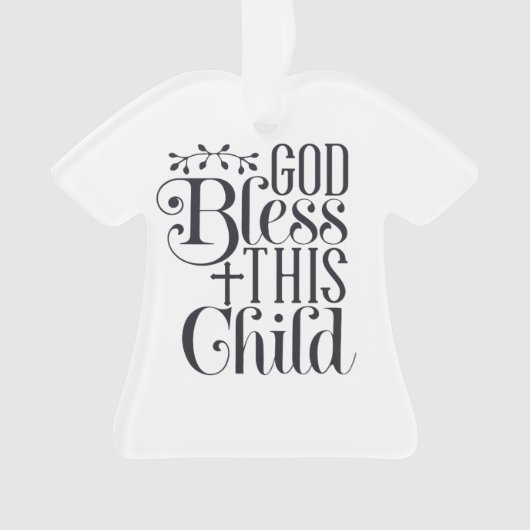 Persoonlijke kerstversiering voor kinderen en Baby Ornament (voorkant)