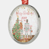 Persoonlijke kerstversiering voor overeenkomende f metalen ornament (Links)