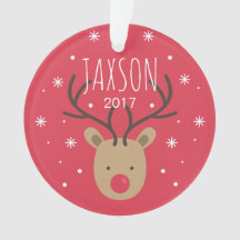 Persoonlijke kerstversiering voor rendieren