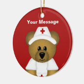 Persoonlijke kerstversiering voor verpleegsters keramisch ornament (Links)