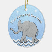 Persoonlijke kerstversieringen met Baby Keramisch Ornament (Links)