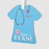 Persoonlijke kerstversieringen met zuster ornament (voorkant)