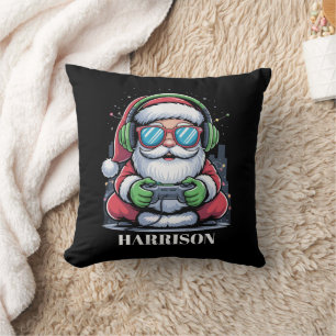 Persoonlijke Kerstvideo Game Santa Kerstmis Kussen