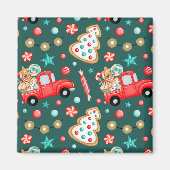 Persoonlijke kerstWaterverf Magneet (Voorkant)