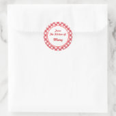 Persoonlijke keuken cadeaubijslagers Stickers (Tas)