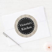 Persoonlijke keuken cadeaubijslagers Stickers (Envelop)