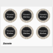 Persoonlijke keuken cadeaubijslagers Stickers (Vel)