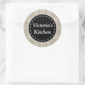Persoonlijke keuken cadeaubijslagers Stickers (Tas)