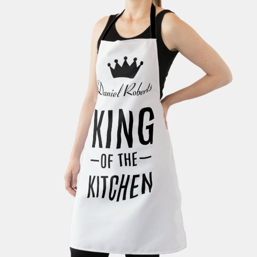 Persoonlijke keuken koning schort (Insitu)