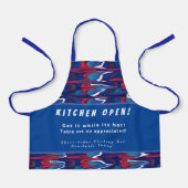 Persoonlijke keuken Open + 3Comments Funny Apron Schort (Voorkant)