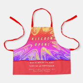 Persoonlijke keuken Open + 3Comments Funny Schort (Voorkant)