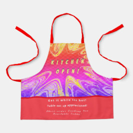 Persoonlijke keuken Open + 3Comments Funny Schort