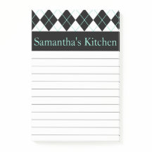 Persoonlijke keuken post-it cadeau