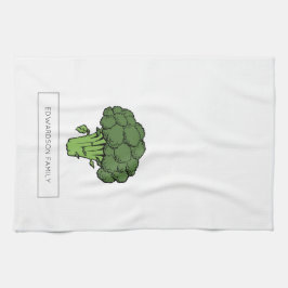 Persoonlijke keuken Tuingroenten BROCCOLI Theedoek