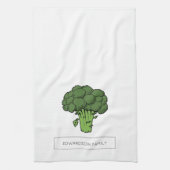 Persoonlijke keuken Tuingroenten BROCCOLI Theedoek (Verticaal)