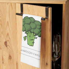Persoonlijke keuken Tuingroenten BROCCOLI Theedoek
