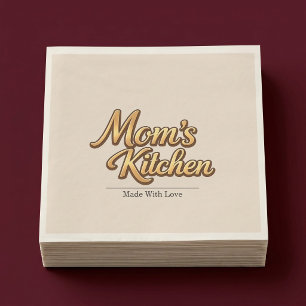 Persoonlijke keuken van mama servet