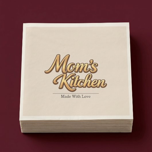 Persoonlijke keuken van mama servet