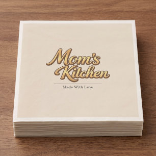 Persoonlijke keuken van mama servet
