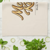 Persoonlijke keuken van mama theedoek (Gevouwen)