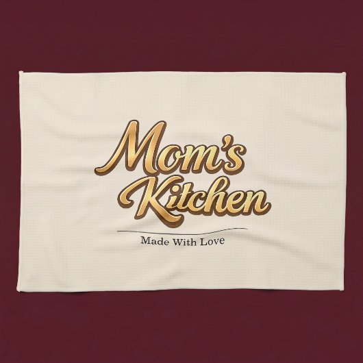 Persoonlijke keuken van mama theedoek