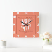 Persoonlijke keuken vierkante klok (Huis)