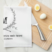 Persoonlijke keukenhanddoek (Quarter Fold)