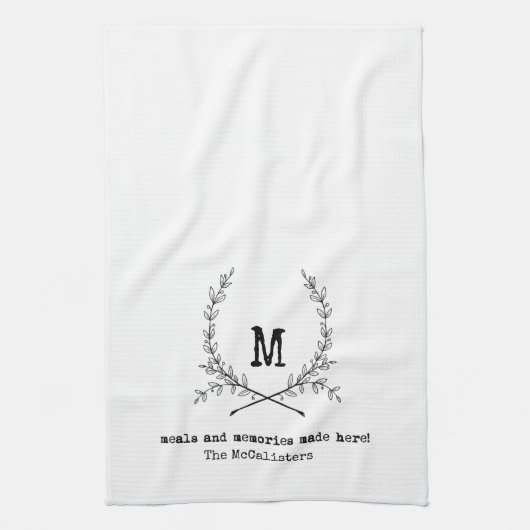 Persoonlijke keukenhanddoek (Verticaal)