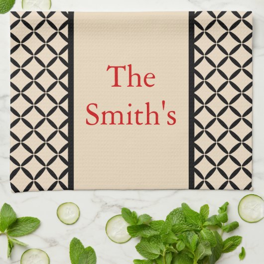 Persoonlijke keukenhanddoek (Gevouwen)