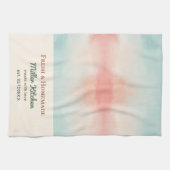 Persoonlijke Keukenhanddoek Aangepaste Naam Afwas  (Horizontaal)