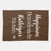 Persoonlijke keukenhanddoek "Homemade" (Horizontaal)