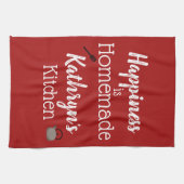 Persoonlijke keukenhanddoek "Homemade" (Horizontaal)