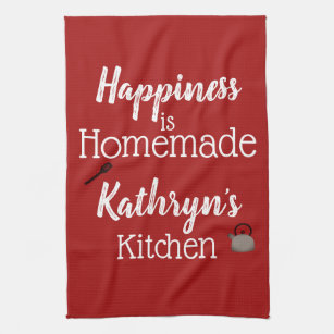 Persoonlijke keukenhanddoek "Homemade"
