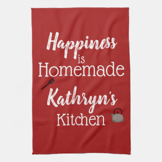 Persoonlijke keukenhanddoek "Homemade"