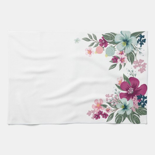 Persoonlijke keukenhanddoek Tropisch ventilator op (Horizontaal)