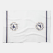 Persoonlijke keukenhanddoek voor de zweefboot Logo (Horizontaal)