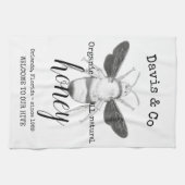 Persoonlijke keukenhanddoek voor Honey Bee Kitchen (Horizontaal)