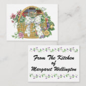 Persoonlijke Keukenmand Zakelijk / Behuizing Kaart (Voorkant / Achterkant)