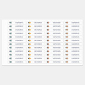 Persoonlijke Kevers Schoolnaam Labels (Vel)