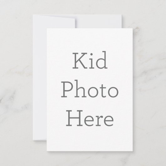 8,9 x 12,7 cm Enkele bedankkaart (Voorkant)