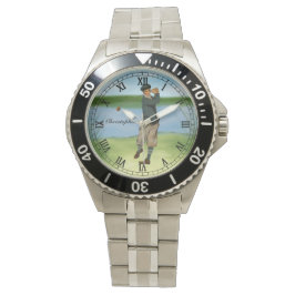Persoonlijke  kijk Golfer Golf Horloge