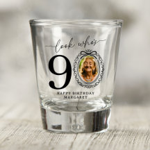Persoonlijke 'Kijk wie 90 is' Foto Verjaardagsglas