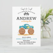 Persoonlijke kind Monster Truck Verjaardag Kaart (Staand voorkant)