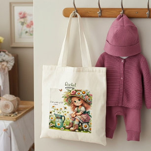Persoonlijke 'Kind van God' madeliefje meisje Tote Bag