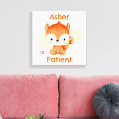 Persoonlijke Kinder Affirmatie Deco | Bruikolere S Canvas Afdruk (Insitu (Woonkamer))