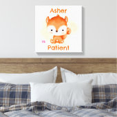 Persoonlijke Kinder Affirmatie Deco | Bruikolere S Canvas Afdruk (Insitu (Slaapkamer))