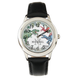 Persoonlijke Kinder dinosaurus Horloge