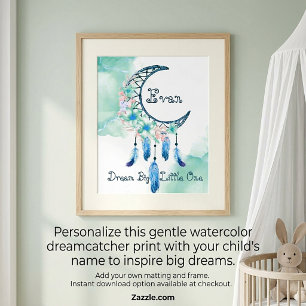 Persoonlijke kinder droomvanger poster