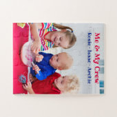 Persoonlijke Kinder foto van mij en mijn bemanning Legpuzzel (Horizontaal)